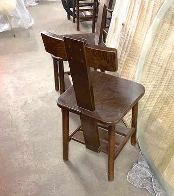 12 Modernist design set of dinning chairs in style of Sornay