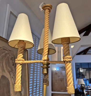 Audoux Minet French riviera 3 light rope chandeliers