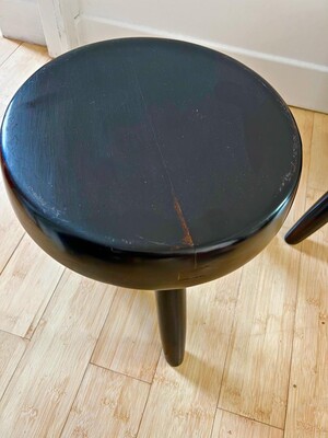 Charlotte Perriand pair of back tripod model 