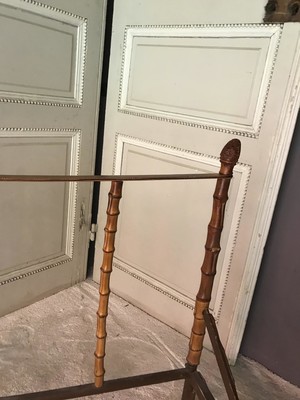 Jacques Adnet  full bamboo & hand stitched leather day bed