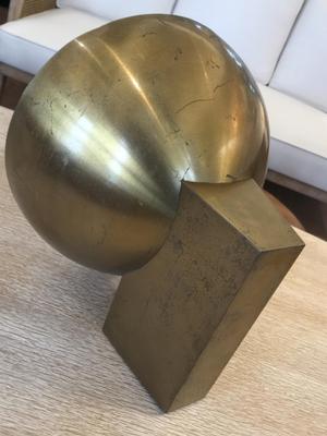 Jean Perzel pair of gold sconces in vintage condition
