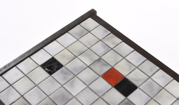 Mado Jolain purest ceramic and iron coffee table