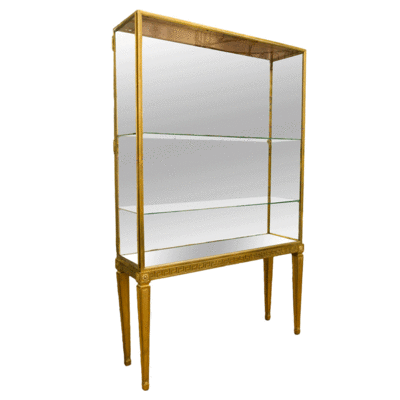 Maison Jansen bronze high vitrine.