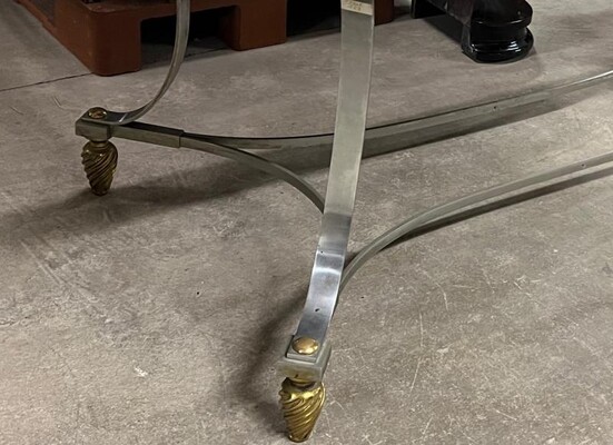 Maison Jansen Neo classic dinning table with metal &lacquered