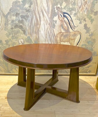 Maxime Old walnut chicest art deco sturdy coffee table