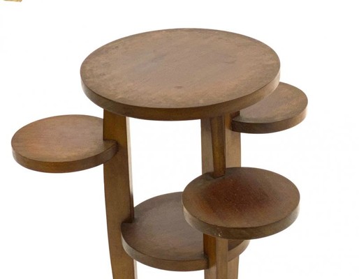 Pierre Chareau attributed modernist  side table or pedestal