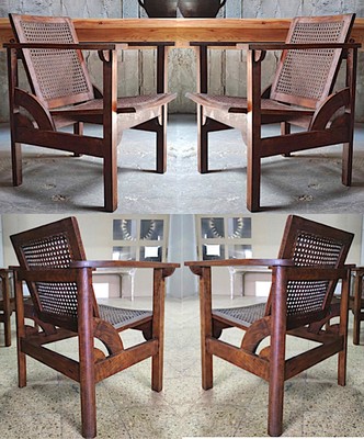 Pierre Dariel exceptional documented set of 4 