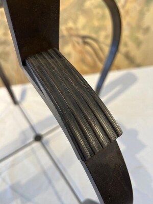 Raymond Subes attributed wrought iron coffee table
